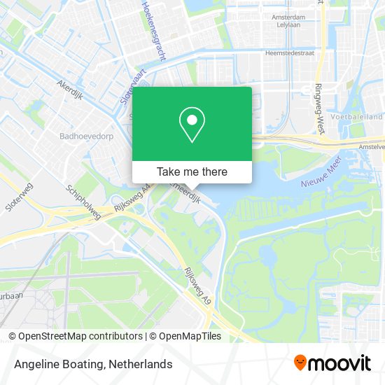 Angeline Boating map