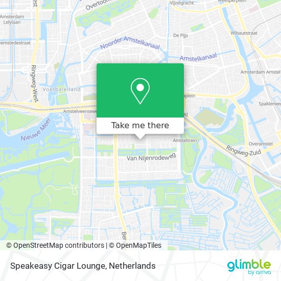 Speakeasy Cigar Lounge map