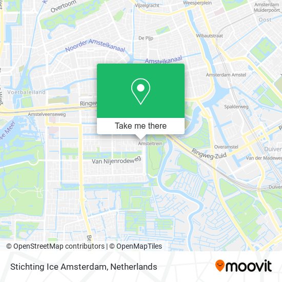 Stichting Ice Amsterdam map