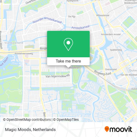 Magic Moods map