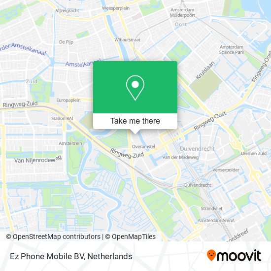 Ez Phone Mobile BV map