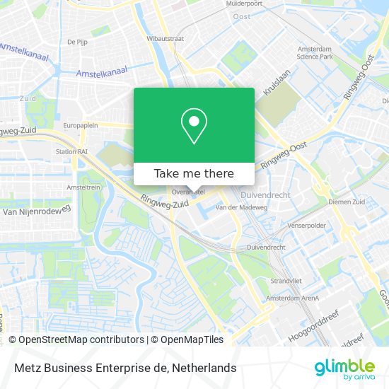 Metz Business Enterprise de map