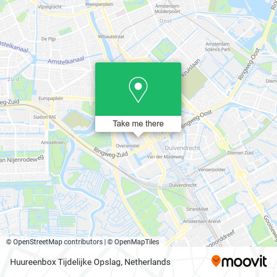 Huureenbox Tijdelijke Opslag map