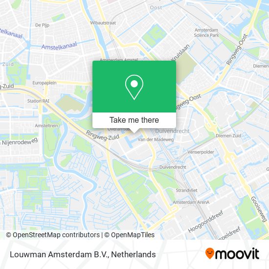 Louwman Amsterdam B.V. map