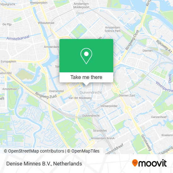 Denise Minnes B.V. map