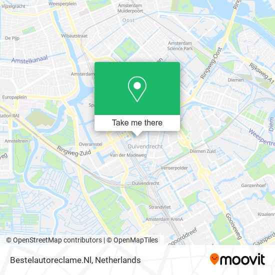 Bestelautoreclame.Nl map