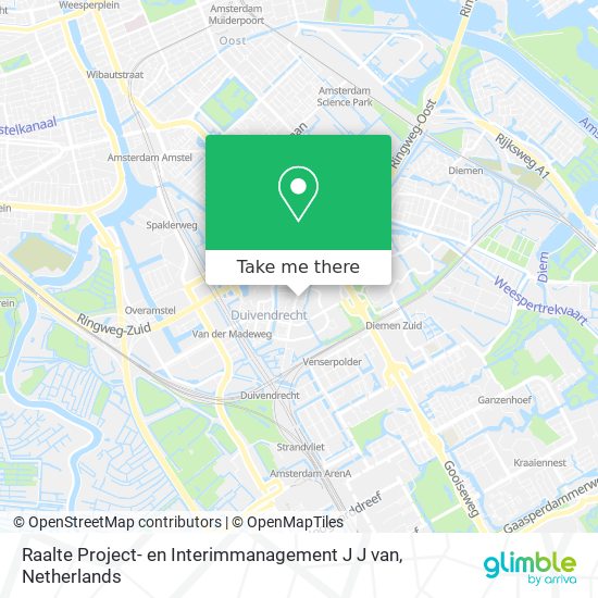 Raalte Project- en Interimmanagement J J van map