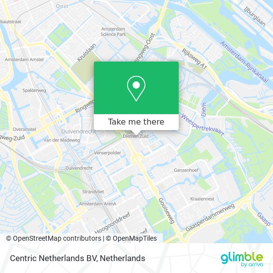 Centric Netherlands BV map