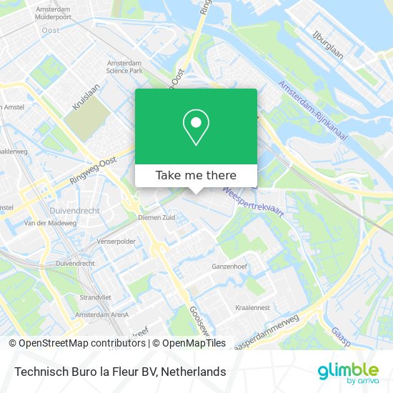 Technisch Buro la Fleur BV map