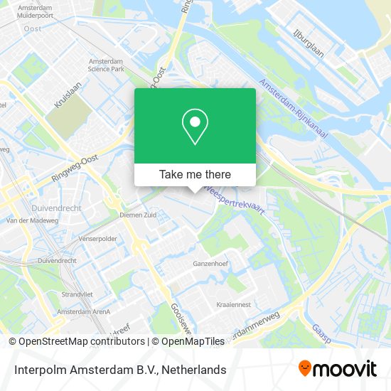 Interpolm Amsterdam B.V. Karte