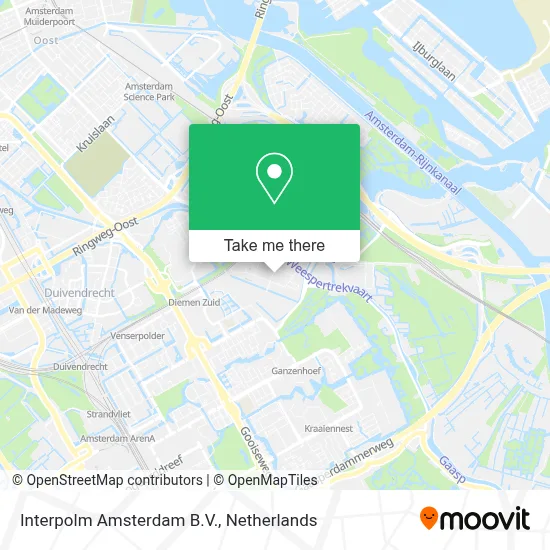 Interpolm Amsterdam B.V. map