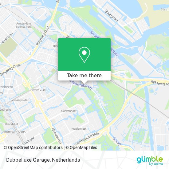 Dubbelluxe Garage map