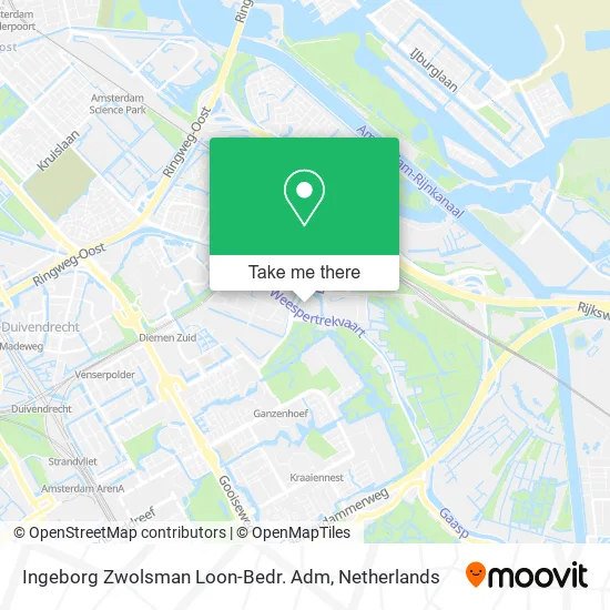 Ingeborg Zwolsman Loon-Bedr. Adm map