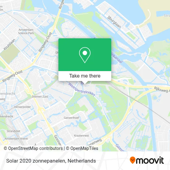 Solar 2020 zonnepanelen map