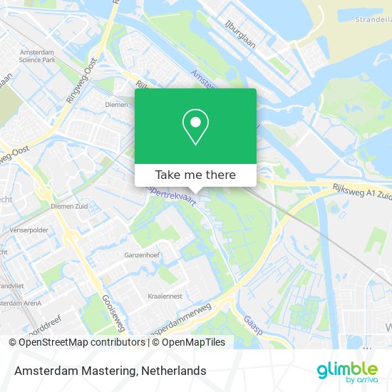 Amsterdam Mastering map