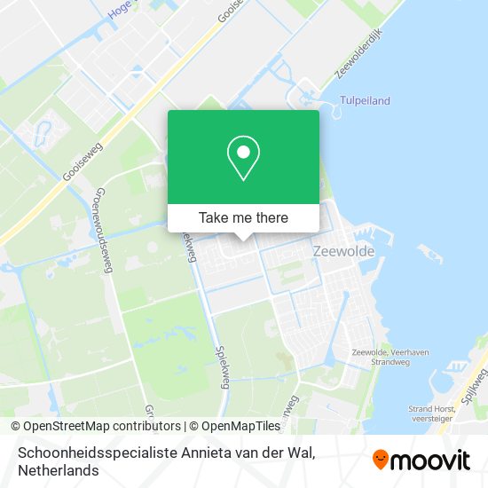 Schoonheidsspecialiste Annieta van der Wal map