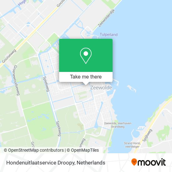 Hondenuitlaatservice Droopy map