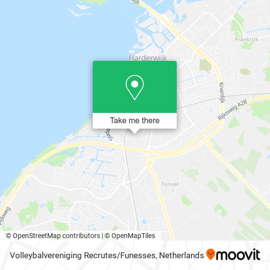 Volleybalvereniging Recrutes / Funesses map