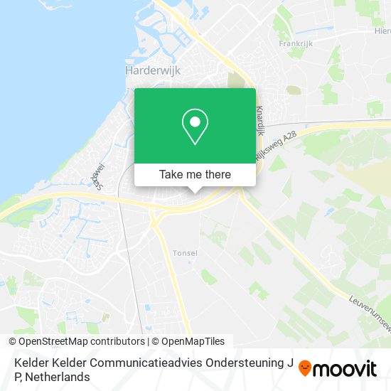 Kelder Kelder Communicatieadvies Ondersteuning J P map