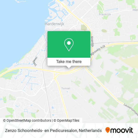 Zenzo Schoonheids- en Pedicuresalon map