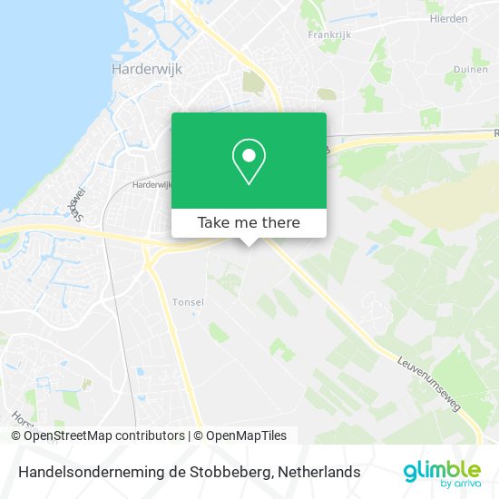 Handelsonderneming de Stobbeberg map