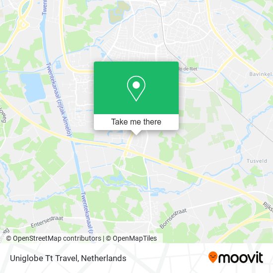 Uniglobe Tt Travel map