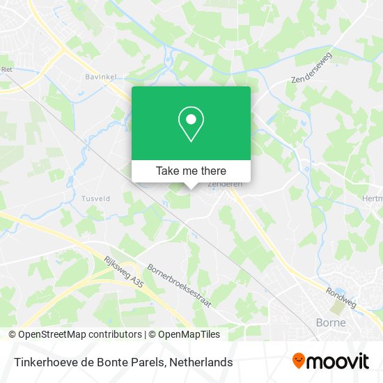 Tinkerhoeve de Bonte Parels map