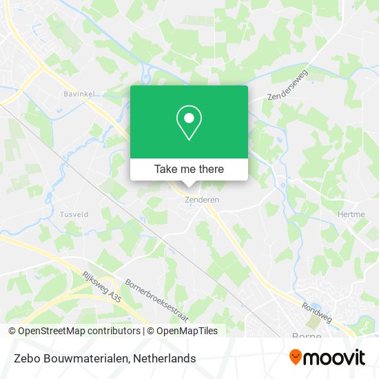 Zebo Bouwmaterialen map