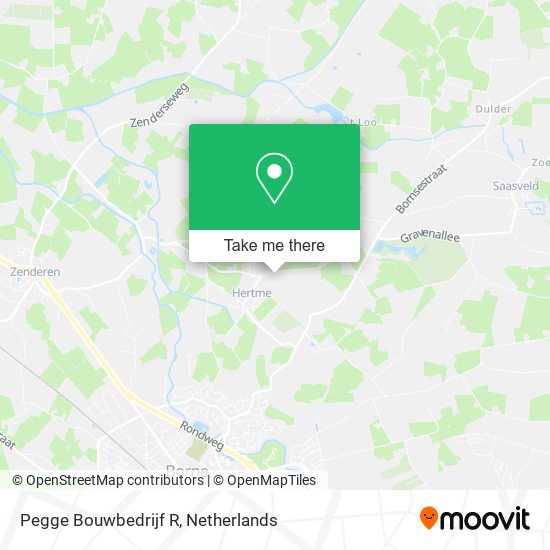 Pegge Bouwbedrijf R map