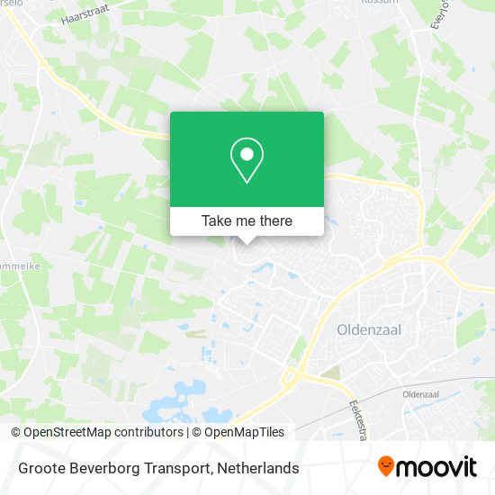 Groote Beverborg Transport map