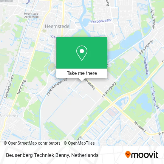 Beusenberg Techniek Benny map