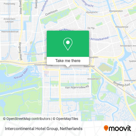 Intercontinental Hotel Group map