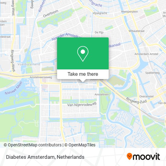 Diabetes Amsterdam Karte