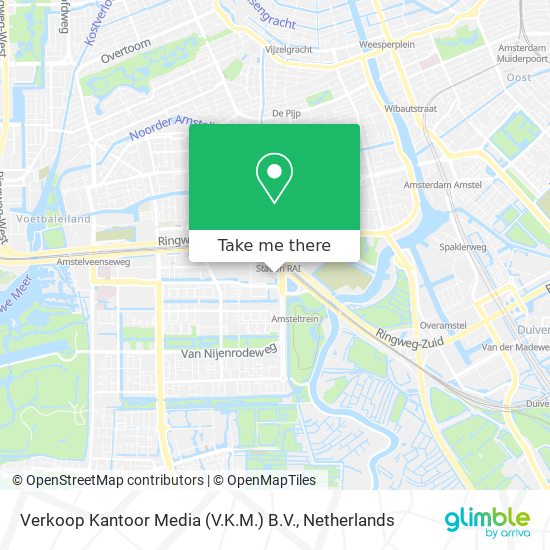 Verkoop Kantoor Media (V.K.M.) B.V. Karte