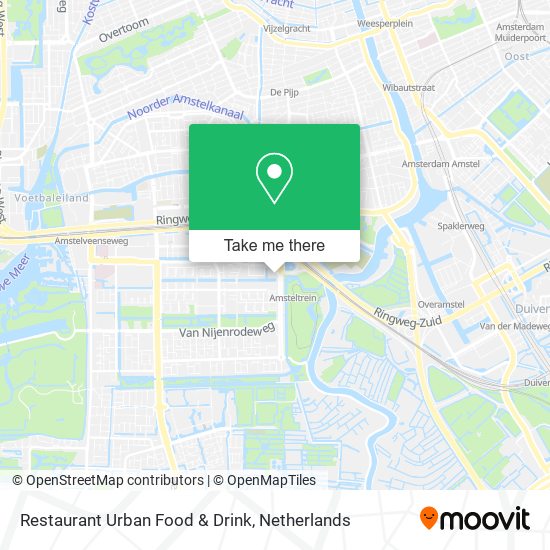 Restaurant Urban Food & Drink map