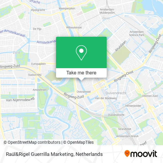 Raúl&Rigel Guerrilla Marketing map