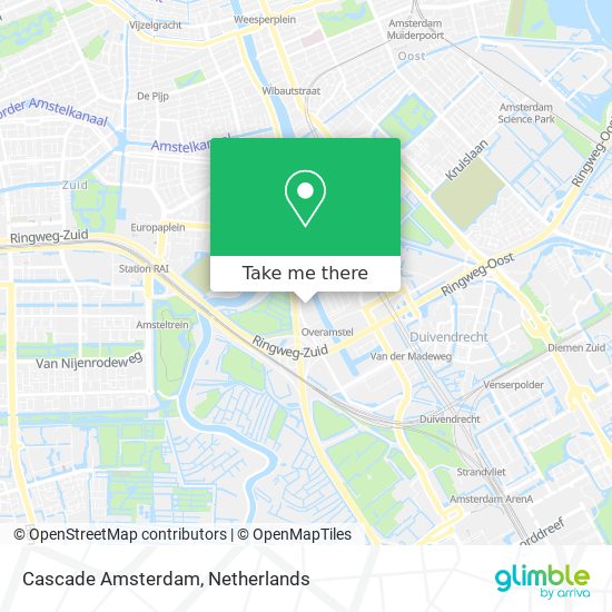 Cascade Amsterdam map