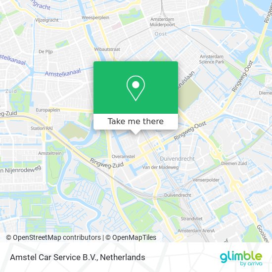 Amstel Car Service B.V. map