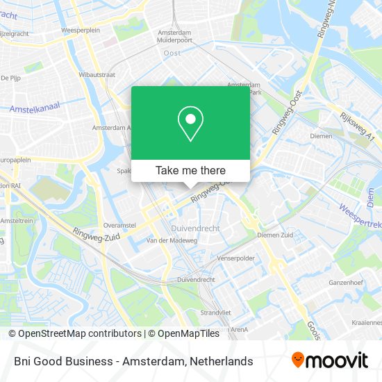 Bni Good Business - Amsterdam map