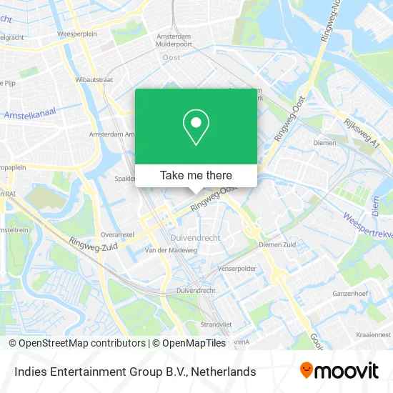 Indies Entertainment Group B.V. map