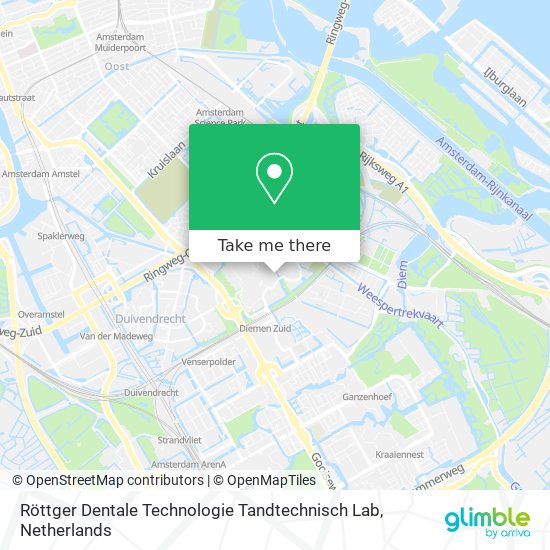 Röttger Dentale Technologie Tandtechnisch Lab Karte
