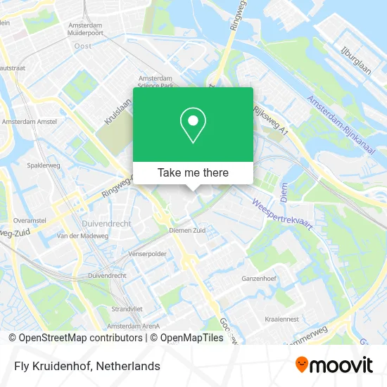 Fly Kruidenhof map