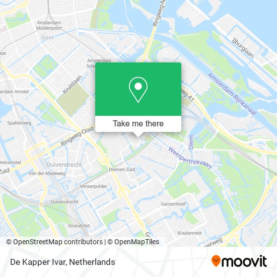 De Kapper Ivar map