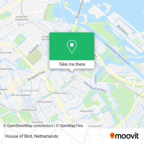 House of Bird map