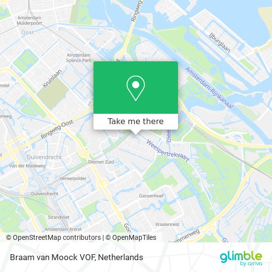 Braam van Moock VOF map