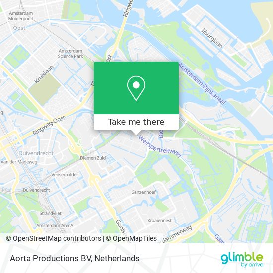 Aorta Productions BV map