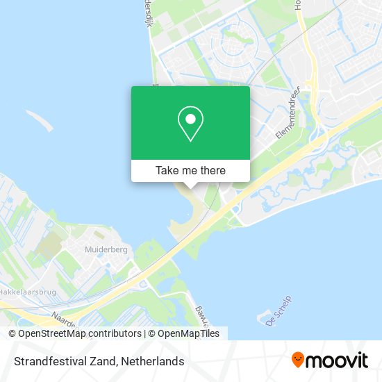 Strandfestival Zand map