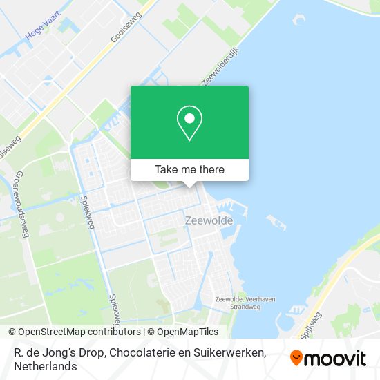 R. de Jong's Drop, Chocolaterie en Suikerwerken map