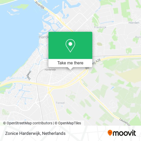 Zonice Harderwijk map