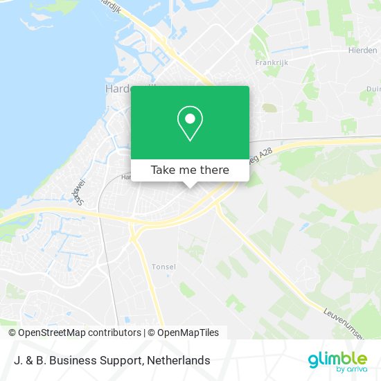 J. & B. Business Support map